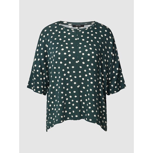 T-shirt z mieszanki wiskozy i elastanu model ‘Suliki’ ze sklepu Peek&Cloppenburg  w kategorii Bluzki damskie - zdjęcie 168110980