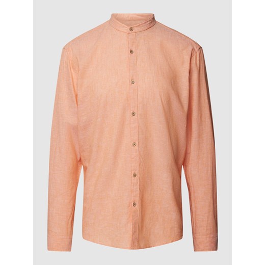 Koszula casualowa o kroju tailored fit ze stójką ze sklepu Peek&Cloppenburg  w kategorii Koszule męskie - zdjęcie 168111054
