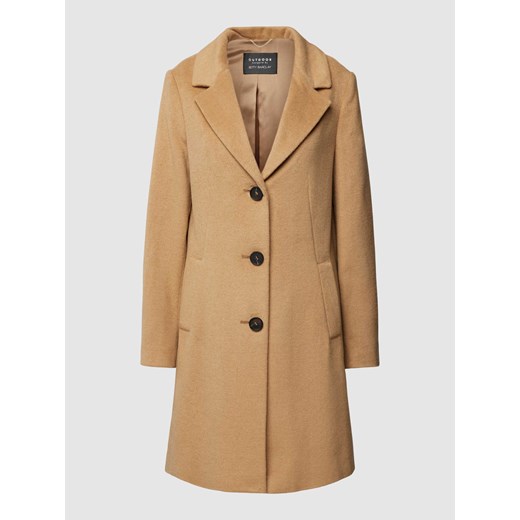Płaszcz z połami ze sklepu Peek&Cloppenburg  w kategorii Płaszcze damskie - zdjęcie 168111561