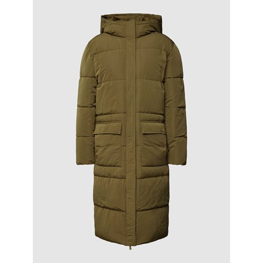 Płaszcz pikowany z kapturem ze sklepu Peek&Cloppenburg  w kategorii Płaszcze damskie - zdjęcie 168111630