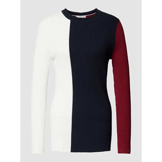 Sweter z dzianiny w stylu Colour Blocking ze sklepu Peek&Cloppenburg  w kategorii Swetry damskie - zdjęcie 168111680