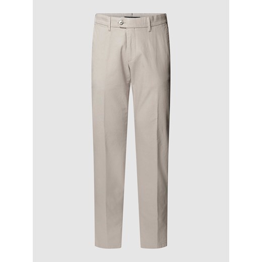 Spodnie z detalami z logo model ‘Jonas’ ze sklepu Peek&Cloppenburg  w kategorii Spodnie męskie - zdjęcie 168112472