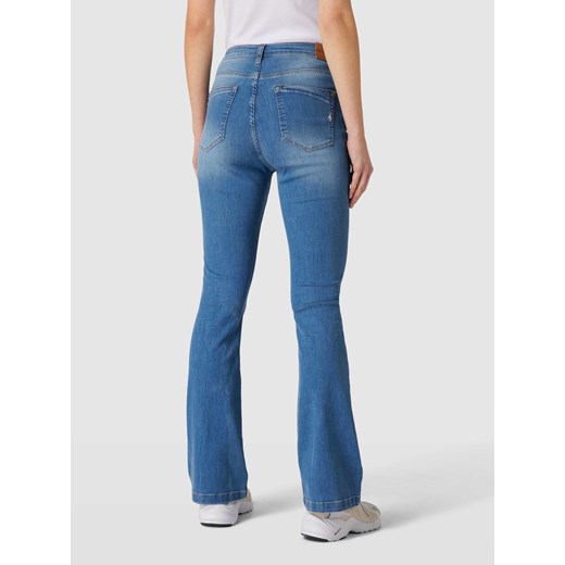 Jeansy o rozkloszowanym kroju z naszywką z logo Blue Fire Jeans 31/32 okazja Peek&Cloppenburg 