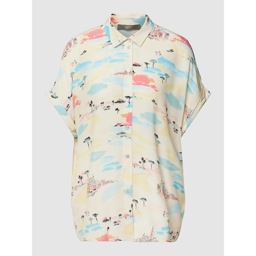 Bluzka koszulowa z wzorem na całej powierzchni ze sklepu Peek&Cloppenburg  w kategorii Koszule damskie - zdjęcie 168114482