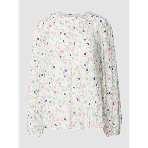 Bluzka z kwiatowym wzorem z czystej wiskozy model ‘MALIDA’ Selected Femme 34 okazja Peek&Cloppenburg 