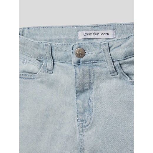 Szorty jeansowe z postrzępionym zakończeniem nogawek 152 promocyjna cena Peek&Cloppenburg 