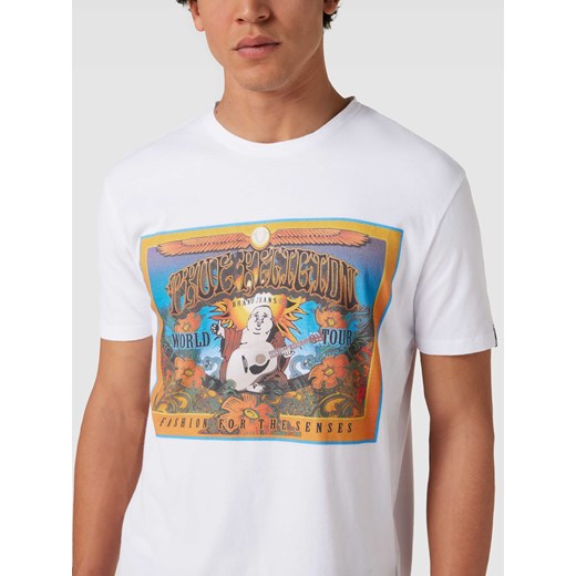 T-shirt z nadrukiem z logo model ‘ETHNIC’ True Religion XXL okazja Peek&Cloppenburg 