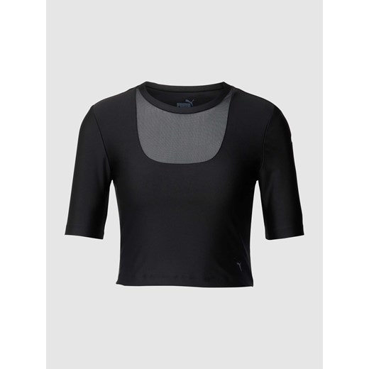 T-shirt krótki z nadrukiem z logo model ‘Safari’ ze sklepu Peek&Cloppenburg  w kategorii Bluzki damskie - zdjęcie 168116674