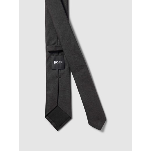 Krawat jedwabny z naszywką z logo (6,0 cm) One Size okazja Peek&Cloppenburg 