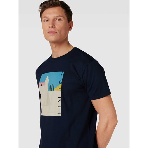 T-shirt z nadrukowanym motywem Esprit S okazja Peek&Cloppenburg 