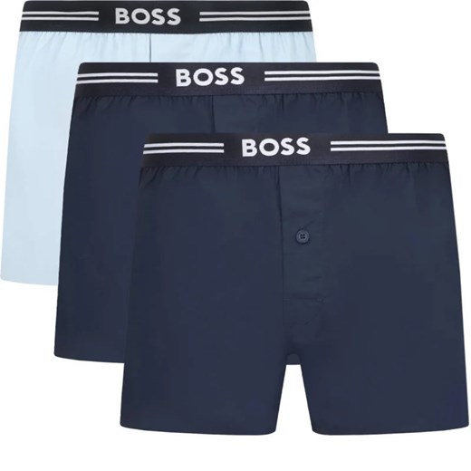 BOSS BLACK Bokserki 3-pack 3P Woven Boxer ze sklepu Gomez Fashion Store w kategorii Majtki męskie - zdjęcie 168118050