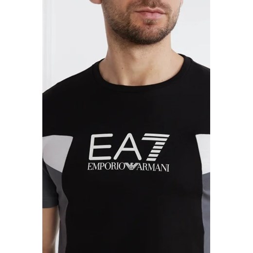 EA7 T-shirt | Regular Fit XL wyprzedaż Gomez Fashion Store