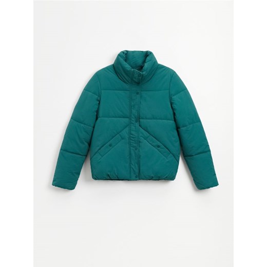 Pikowana kurtka ze stójką turkusowa House S wyprzedaż House
