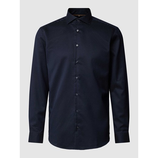 Koszula biznesowa o kroju regular fit z kołnierzykiem typu cutaway ze sklepu Peek&Cloppenburg  w kategorii Koszule męskie - zdjęcie 168121063