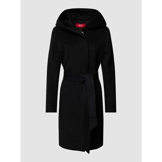Płaszcz z paskiem w talii ze sklepu Peek&Cloppenburg  w kategorii Płaszcze damskie - zdjęcie 168121143