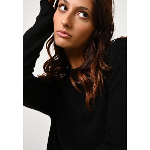 AUTHENTIC CASHMERE Kaszmirowy sweter &quot;Criou&quot; w kolorze czarnym XL wyprzedaż Limango Polska