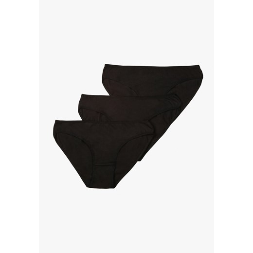 Czarne Bawełniane Majtki 3-Pack Typu Figi Suvemia ze sklepu Born2be Odzież w kategorii Majtki damskie - zdjęcie 168123832