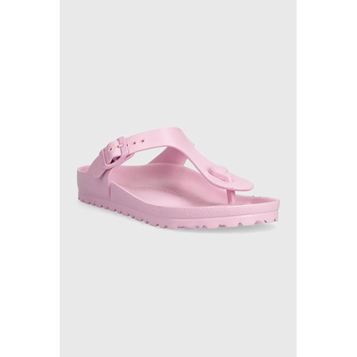 Birkenstock japonki Gizeh EVA damskie kolor różowy na płaskim obcasie 1027352 38 PRM