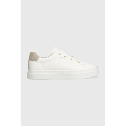 Gant sneakersy skórzane Avona kolor biały 28531569.G29 ze sklepu ANSWEAR.com w kategorii Buty sportowe damskie - zdjęcie 168131770