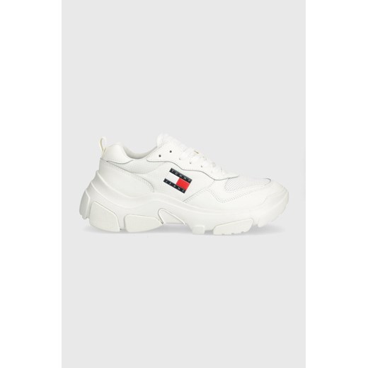 Tommy Jeans sneakersy TJW LIGHTWEIGHT HYBRID RUNNER kolor biały EN0EN02566 ze sklepu ANSWEAR.com w kategorii Buty sportowe damskie - zdjęcie 168131830