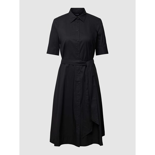 Sukienka koszulowa z wiązanym paskiem model ‘FINNBARR’ ze sklepu Peek&Cloppenburg  w kategorii Sukienki - zdjęcie 168133372