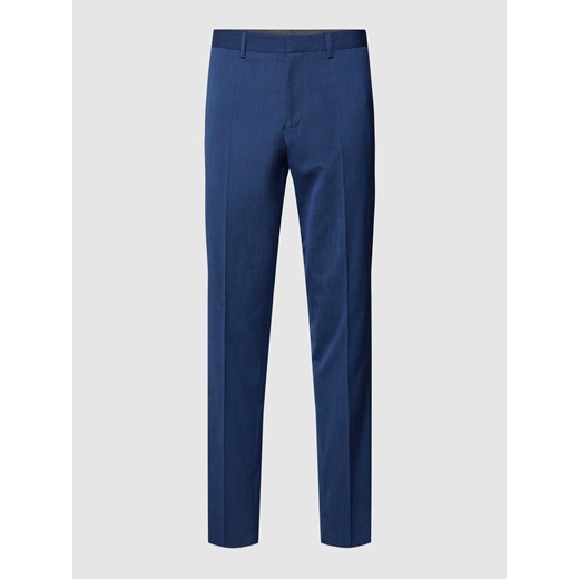 Spodnie do garnituru w kant w odcieniu błękitu królewskiego model ‘Opure’ ze sklepu Peek&Cloppenburg  w kategorii Spodnie męskie - zdjęcie 168133704