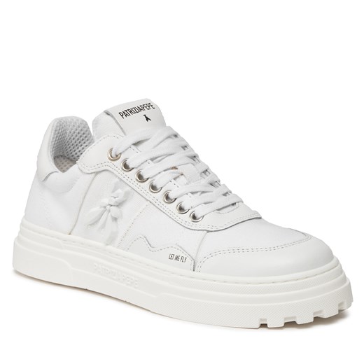Buty sportowe damskie Patrizia Pepe sneakersy wiązane białe