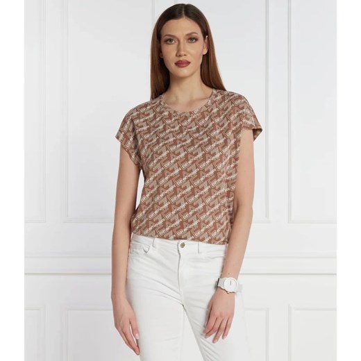 EA7 T-shirt | Regular Fit ze sklepu Gomez Fashion Store w kategorii Bluzki damskie - zdjęcie 168137441