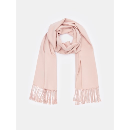Mohito - Pastelowy szalik z wiskozą - Różowy Mohito ONE SIZE Mohito
