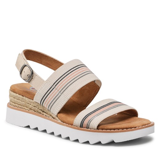Espadryle Skechers BOBS Tea Time 113863/NTMT Nat/Multi Skechers 37 eobuwie.pl