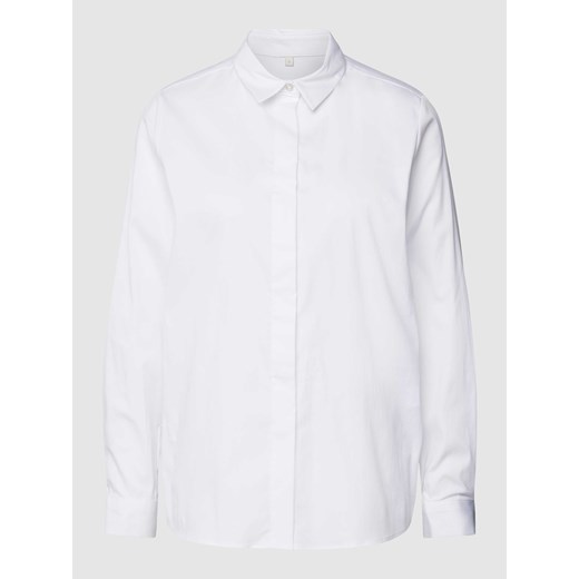 Bluzka z listwa guzikową z plisą ze sklepu Peek&Cloppenburg  w kategorii Koszule damskie - zdjęcie 168146764