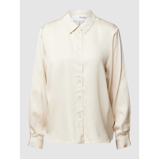Bluzka koszulowa z mankietami model ‘FRANZISKA’ ze sklepu Peek&Cloppenburg  w kategorii Koszule damskie - zdjęcie 168146891