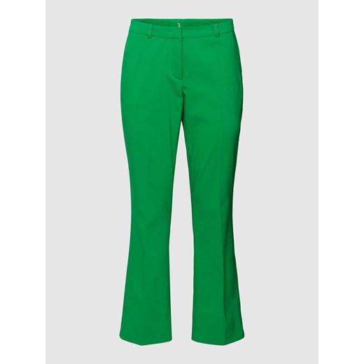 Spodnie materiałowe z poszerzaną nogawką w kant ze sklepu Peek&Cloppenburg  w kategorii Spodnie damskie - zdjęcie 168147012