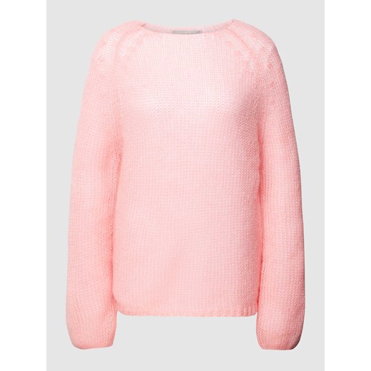 Sweter z dzianiny z mieszanki moheru w jednolitym kolorze ze sklepu Peek&Cloppenburg  w kategorii Swetry damskie - zdjęcie 168147424