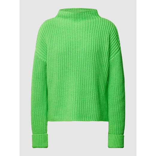 Sweter z dzianiny z golfem model ‘SELMA’ ze sklepu Peek&Cloppenburg  w kategorii Swetry damskie - zdjęcie 168147611