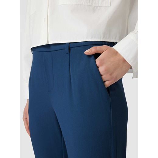 Spodnie materiałowe o kroju slim fit z wpuszczanymi kieszeniami model ‘Lisa’ Object 38 Peek&Cloppenburg 