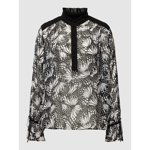 Bluzka z wiskozy ze wzorem na całej powierzchni ze sklepu Peek&Cloppenburg  w kategorii Bluzki damskie - zdjęcie 168147801
