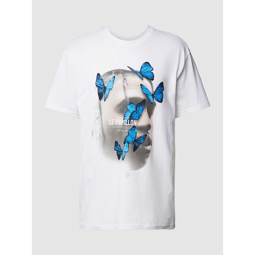 T-shirt z nadrukiem z motywem model ‘LE PAPILLON’ ze sklepu Peek&Cloppenburg  w kategorii T-shirty męskie - zdjęcie 168147871