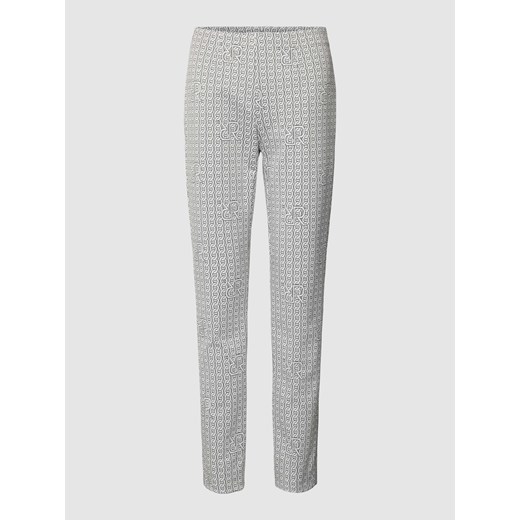 Spodnie materiałowe ze wzorem na całej powierzchni model ‘PENNY’ ze sklepu Peek&Cloppenburg  w kategorii Spodnie damskie - zdjęcie 168148514