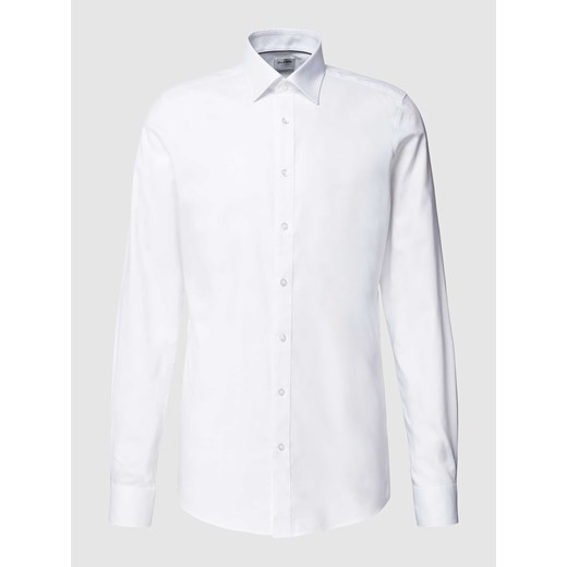 Koszula biznesowa o kroju slim fit z twillu z bardzo długim rękawem ze sklepu Peek&Cloppenburg  w kategorii Koszule męskie - zdjęcie 168148862