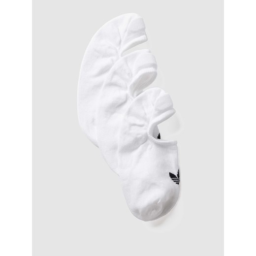 Skarpetki stopki z elastycznej mieszanki bawełny w zestawie 3 szt. ze sklepu Peek&Cloppenburg  w kategorii Skarpetki damskie - zdjęcie 168148880