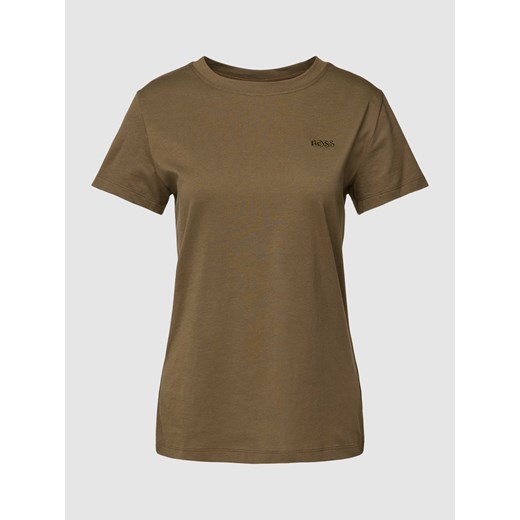 T-shirt z wyhaftowanym logo model ‘Esogo’ ze sklepu Peek&Cloppenburg  w kategorii Bluzki damskie - zdjęcie 168149521