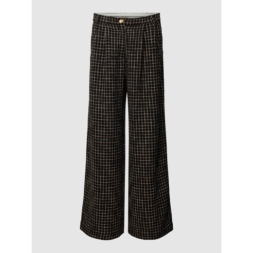 Spodnie materiałowe ze wzorem w kratę model ‘Angela’ ze sklepu Peek&Cloppenburg  w kategorii Spodnie damskie - zdjęcie 168149683