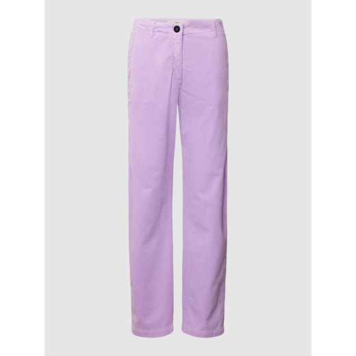 Spodnie sztruksowe z kieszeniami z tyłu ze sklepu Peek&Cloppenburg  w kategorii Spodnie damskie - zdjęcie 168149872