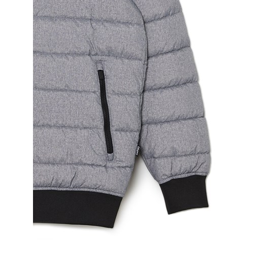 Cropp - Szara kurtka z kapturem - szary Cropp XS Cropp