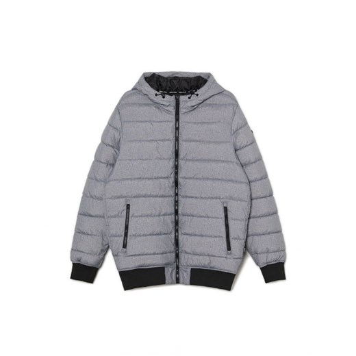 Cropp - Szara kurtka z kapturem - szary Cropp S Cropp