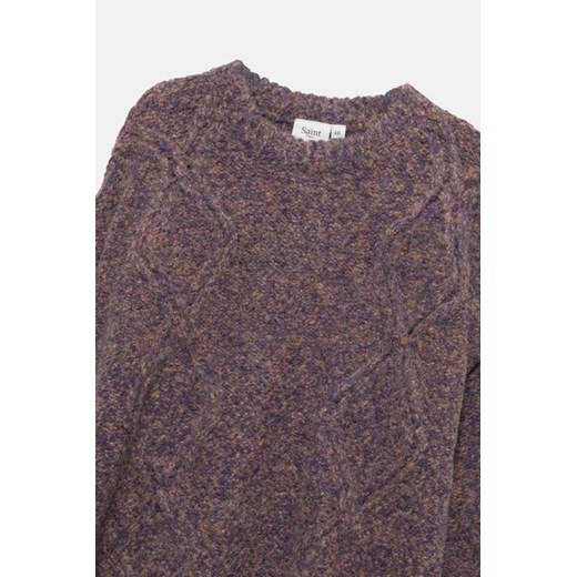 SAINT TROPEZ Sweter - Fioletowy - Kobieta - 2XL(2XL) Saint Tropez 2XL(2XL) wyprzedaż Halfprice