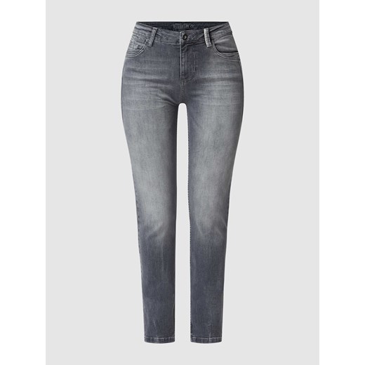 Jeansy o kroju slim fit z dodatkiem streczu model ‘Nancy’ Blue Fire Jeans 29/32 okazyjna cena Peek&Cloppenburg 