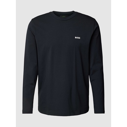 Bluzka z długim rękawem i nadrukiem z logo ze sklepu Peek&Cloppenburg  w kategorii T-shirty męskie - zdjęcie 168159142