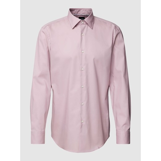 Koszula biznesowa o kroju regular fit z kołnierzykiem typu kent ze sklepu Peek&Cloppenburg  w kategorii Koszule męskie - zdjęcie 168159204